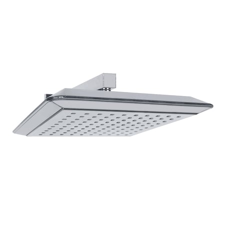 Showerscape K251A1CK 9-5/8 Inch Square Shower Head with Shower Arm, Polished Chrome K251A1CK